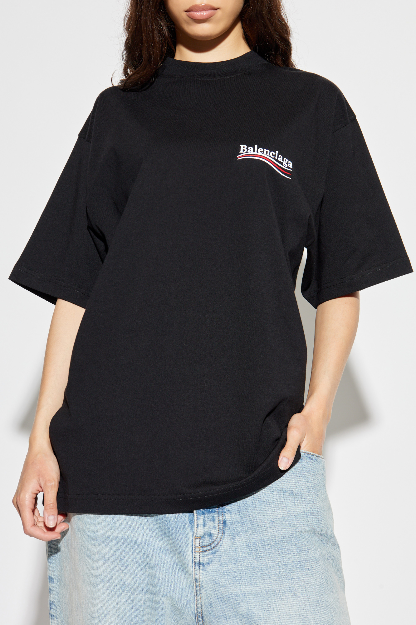 BALENCIAGA バレンシアガ コピーライトロゴプリント 半袖Tシャツ